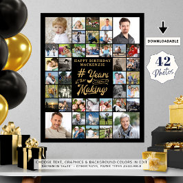 BINNENLANDSE Foto-Collage JAREN IN DE MAKING Foto Afdruk