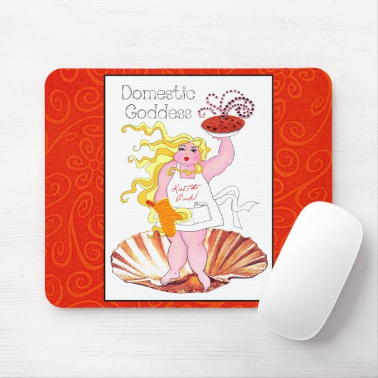 "Binnenlandse godin" - Kus de Cook! Muismat (Met muis)