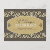 Binnenlandse ontwerper Adverteren Briefkaart (Voorkant)