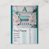 BINNENLANDSE ONTWERPER, ARCHITECTUURmonogram, groe Visitekaartje (Voorkant)