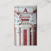 BINNENLANDSE ONTWERPER, ARCHITECTUURMonogram, pare Visitekaartje (Achterkant)