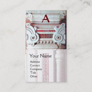 BINNENLANDSE ONTWERPER, ARCHITECTUURMonogram, pare Visitekaartje
