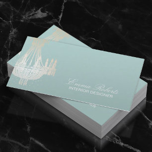 Binnenlandse ontwerper Elegant Gold Chandelier Visitekaartje