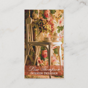 Binnenlandse ontwerper, Provence, meubeldecorator Visitekaartje