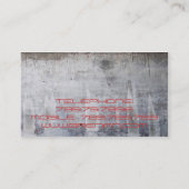 Binnenlandse ontwerper Rode Stoel Decor Living Hom Visitekaartje (Achterkant)