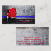 Binnenlandse ontwerper Rode Stoel Living Room Deca Visitekaartje (Voorkant / Achterkant)