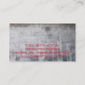 Binnenlandse ontwerper Rode Stoel Living Room Deca Visitekaartje (Achterkant)