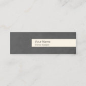 Binnenlandse ontwerper Sjabloon Bedrijfskaart Mini Visitekaartje (Voorkant)