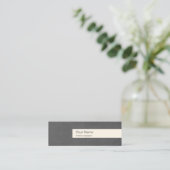 Binnenlandse ontwerper Sjabloon Bedrijfskaart Mini Visitekaartje (Staand voorkant)