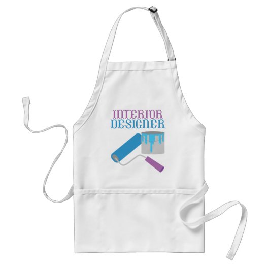 Binnenlandse ontwerper standaard schort (Voorkant)