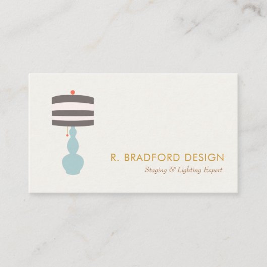 Binnenlandse ontwerper Startdecorteerdecor Visitekaartje (Voorkant)