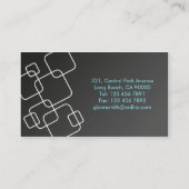 Binnenlandse ontwerper - Visitekaartjes (Achterkant)