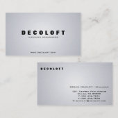 Binnenlandse ontwerper - Visitekaartjes (Voorkant / Achterkant)