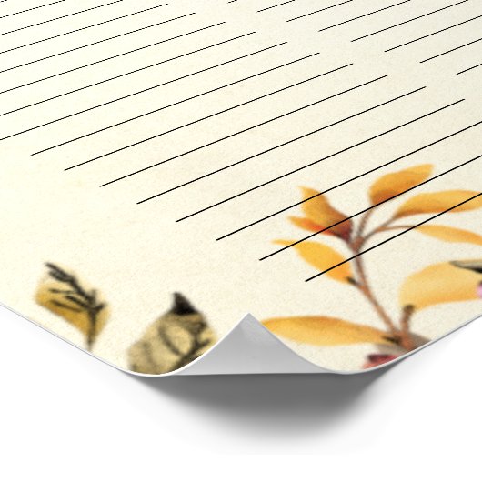 Binnenlandse Partnerschap Gastboek WeddingCertific Poster (Hoek)