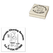 Binnenlandse schoonmaakdiensten rubberstempel (Gestempeld)
