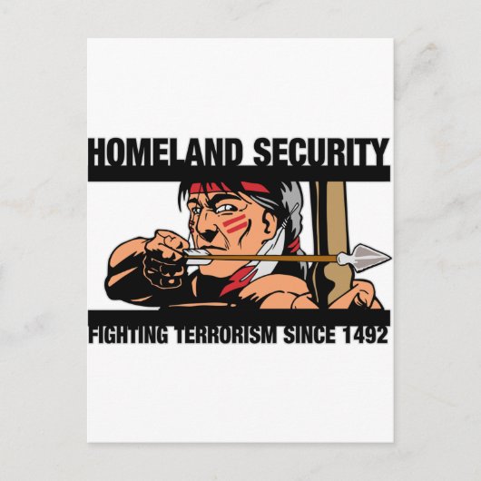 Binnenlandse veiligheid briefkaart (Voorkant)