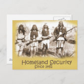 Binnenlandse veiligheid briefkaart (Voorkant / Achterkant)