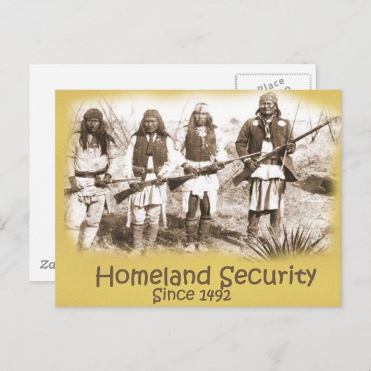 Binnenlandse veiligheid briefkaart (Voorkant / Achterkant)