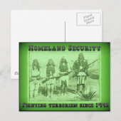 Binnenlandse veiligheid terrorismebestrijding sind briefkaart (Voorkant / Achterkant)