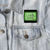 Binnenlandse veiligheid terrorismebestrijding sind vierkante button 5,1 cm (In situ)