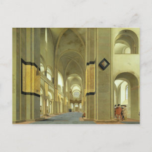 Binnenlandse Zaken Marienkirche in Utrecht, 1638 Briefkaart
