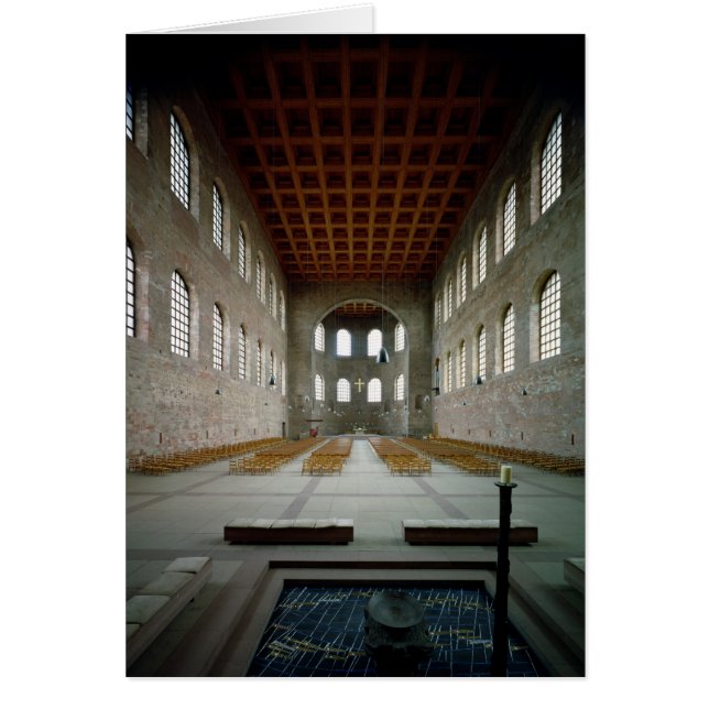 Binnenlandse Zaken van de basilica, vroege 4e eeuw (Voorkant)