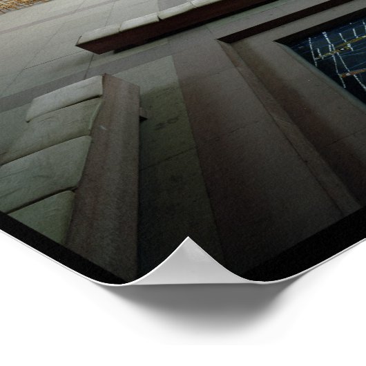 Binnenlandse Zaken van de basilica, vroege 4e eeuw Poster (Hoek)