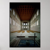 Binnenlandse Zaken van de basilica, vroege 4e eeuw Poster (Voorkant)