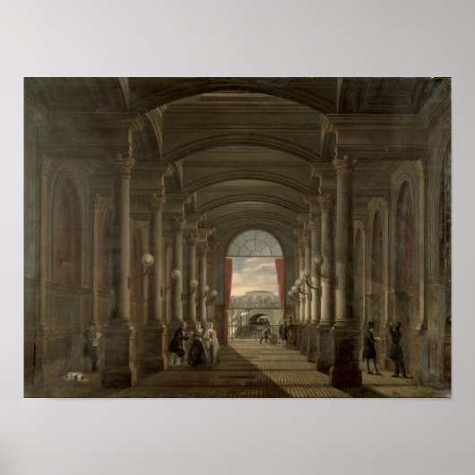 Binnenlandse Zaken van de Gare Saint-Lazare Poster (Voorkant)