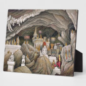 Binnenlandse Zaken van de Grotto van Nam Hou, Laos Fotoplaat (Zijkant)