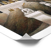 Binnenlandse Zaken van de Grotto van Nam Hou, Laos Poster (Hoek)