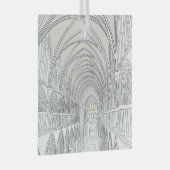 Binnenlandse Zaken van de kathedraal van Salisbury Glas Ornament (Voorkant Rechts)