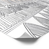 Binnenlandse Zaken van de kathedraal van Salisbury Poster (Hoek)