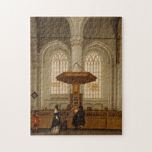 Binnenlandse Zaken van de Laurenskerk te Rotterdam Legpuzzel (Verticaal)