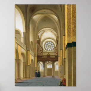 Binnenlandse Zaken van de Marienkirche in Utrecht, Poster