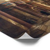 Binnenlandse Zaken van de moskee van El Mooristan  Poster (Hoek)