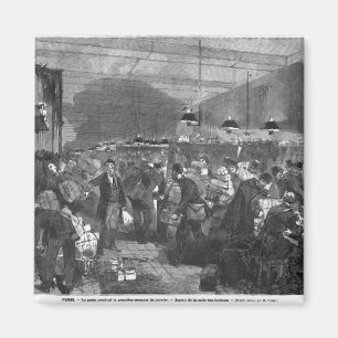 Binnenlandse Zaken van de post kantoor van Parijs Magneet