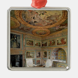 Binnenlandse Zaken van de "Salle Louis XIV" Metalen Ornament