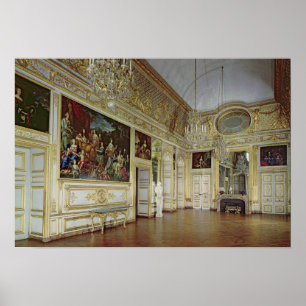 Binnenlandse Zaken van de Salon de l'Oeil de Boeuf Poster