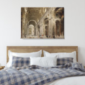 Binnenlandse Zaken van de Sint-Peter Basilica in R Canvas Afdruk (Insitu (Slaapkamer))