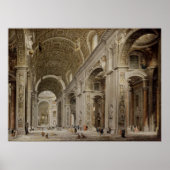 Binnenlandse Zaken van de Sint-Peter Basilica in R Poster (Voorkant)