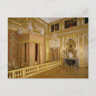 Binnenlandse Zaken van de slaapkamer van Louis XIV Briefkaart