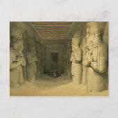Binnenlandse Zaken van de tempel van Abu Simbel ui Briefkaart (Voorkant)