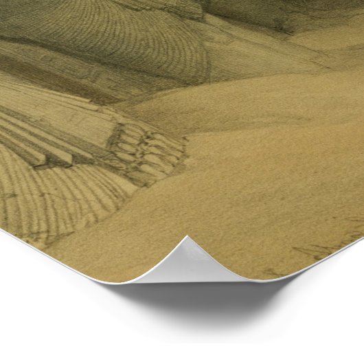 Binnenlandse Zaken van de tempel van Abu Simbel ui Poster (Hoek)