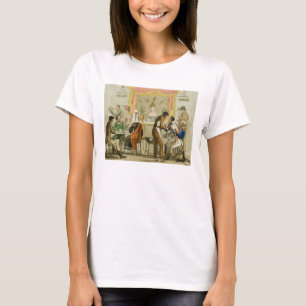 Binnenlandse Zaken van een Koffiehuis, café. voor T-shirt