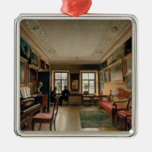 Binnenlandse Zaken van een Manor House, 1830-1830 Metalen Ornament
