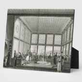 Binnenlandse Zaken van een openbaar café in Consta Fotoplaat (Zijkant)