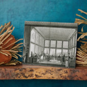 Binnenlandse Zaken van een openbaar café in Consta Fotoplaat (Zijkant)