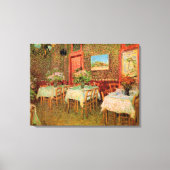Binnenlandse Zaken van een restaurant van Vincent  Canvas Afdruk (Voorkant)