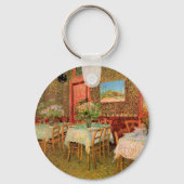 Binnenlandse Zaken van een restaurant van Vincent  Sleutelhanger (Achterkant)